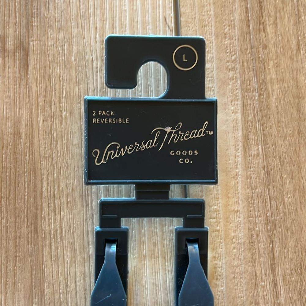 Universal Thread 2 Pack Reversible Belts Size Large - Picture 3 of 10